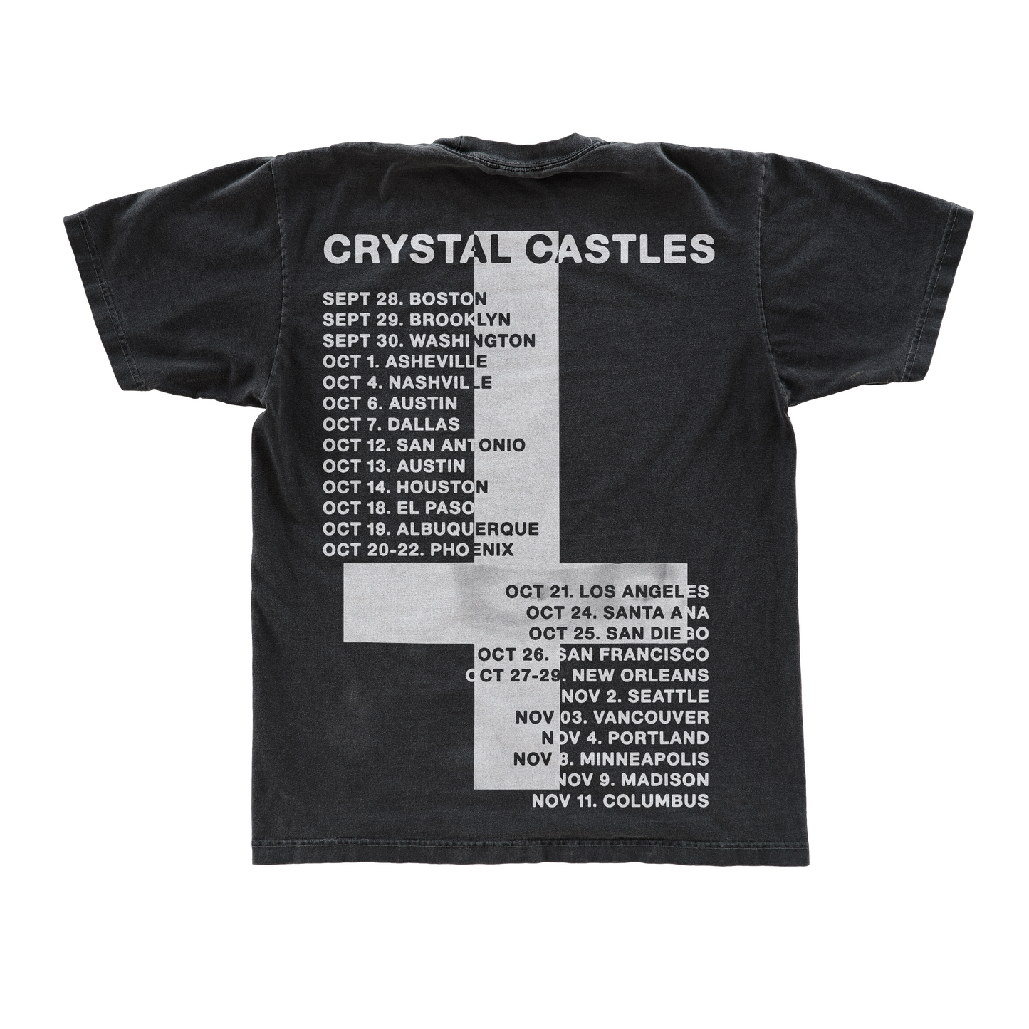 Crystal Castles Tour Tee