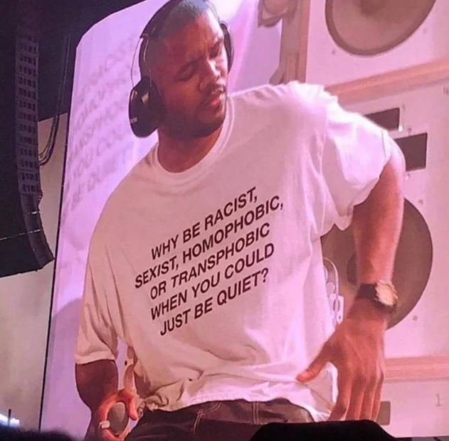 Frank Ocean Just Be Quiet Tee