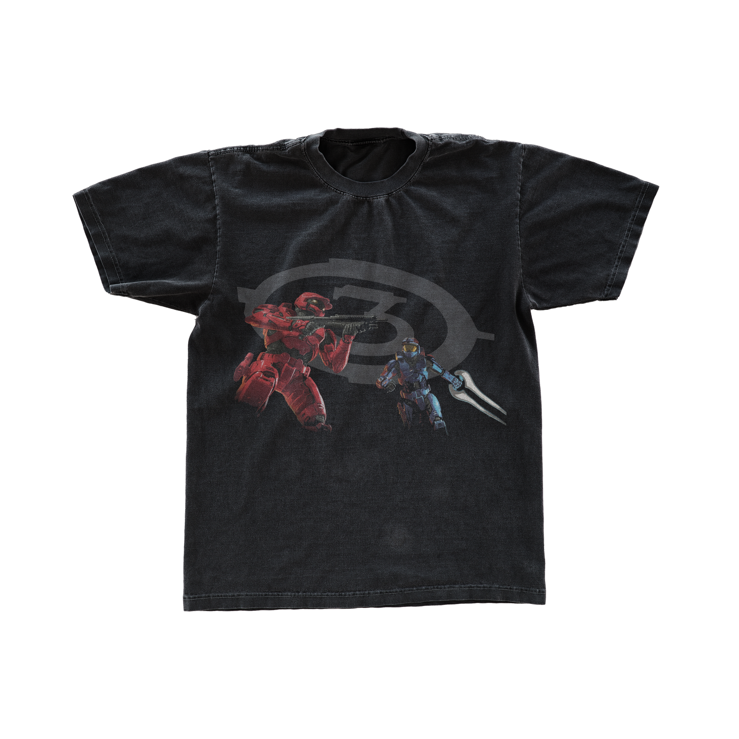 Halo 3 Black Vintage Tee
