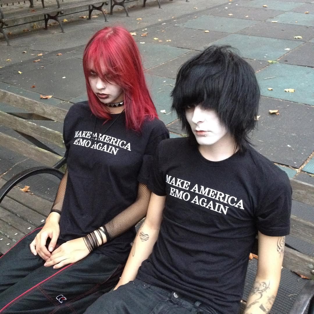 MAKE AMERICAN EMO AGAIN White Tee