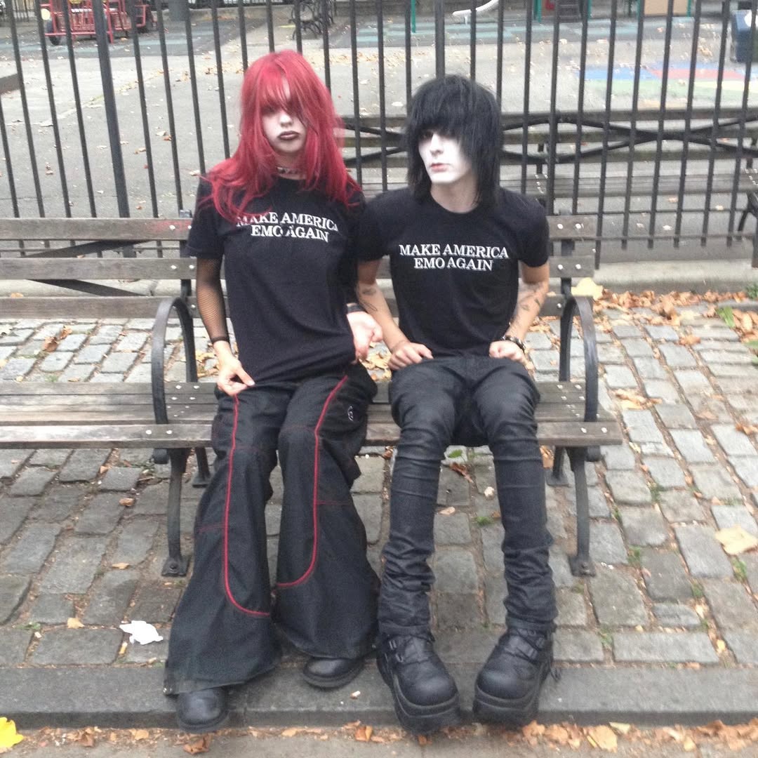 MAKE AMERICAN EMO AGAIN White Tee