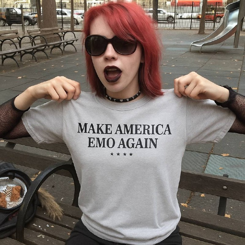 MAKE AMERICAN EMO AGAIN White Tee