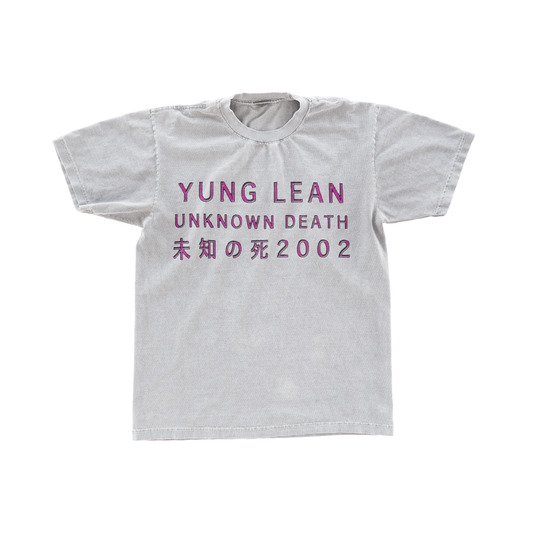 YUNG LEAN UNKNOWN DEATH 2002 TEE / PINK